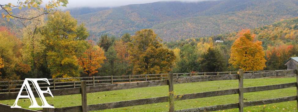 Amara Farm Vermont Fall Mountains
